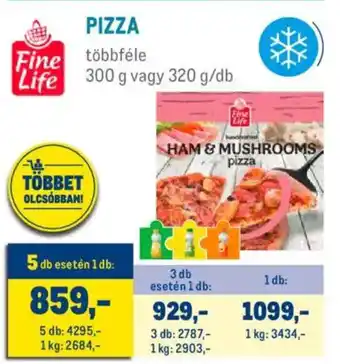 Metro Fine Life Pizza ajánlat