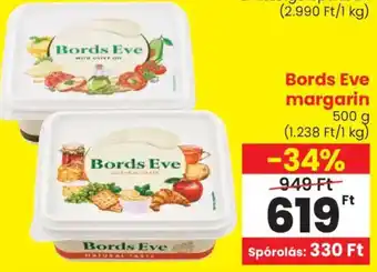 Spar Bords Eve margarin ajánlat