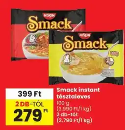 Spar Smack instant tésztaleves ajánlat