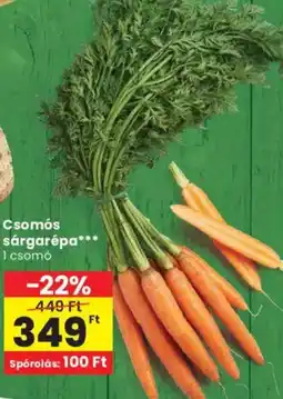 Spar Csomós sárgarépa ajánlat