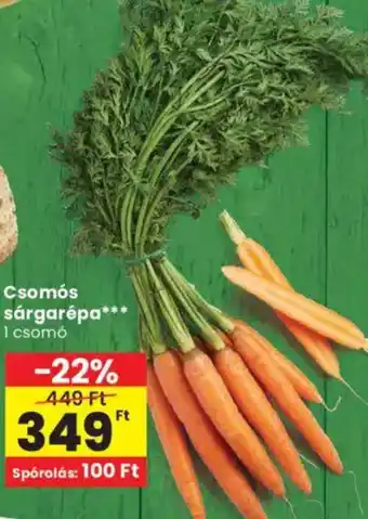 Spar Csomós sárgarépa ajánlat