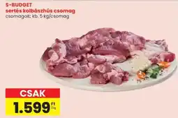 Spar S-BUDGET sertés kolbászhús csomag ajánlat