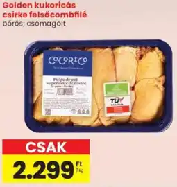 Spar Golden kukoricás csirke felsőcombfilé ajánlat