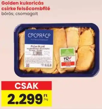 Spar Golden kukoricás csirke felsőcombfilé ajánlat