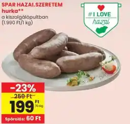 Spar SPAR HAZAI.SZERETEM hurka ajánlat