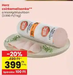 Spar Herz csirkemellsonka ajánlat