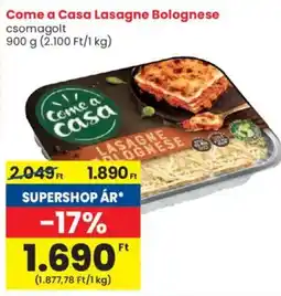 Spar Come a Casa Lasagne Bolognese ajánlat