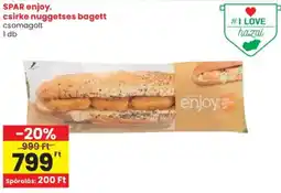 Spar SPAR enjoy. csirke nuggetses bagett csomagolt ajánlat