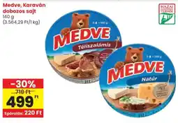 Spar Medve, Karaván dobozos sajt ajánlat