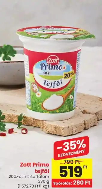 Spar Zott Primo Tejföi ajánlat