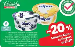 Spar Minden Alpro szójagurt árából! ajánlat