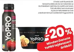 Spar Minden Danone YOPRO tejdesszert árából! ajánlat