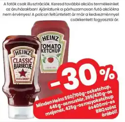 Spar Minden Heinz 550/700g-osketchup ajánlat