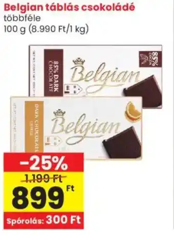 Spar Belgian táblás csokoládé ajánlat