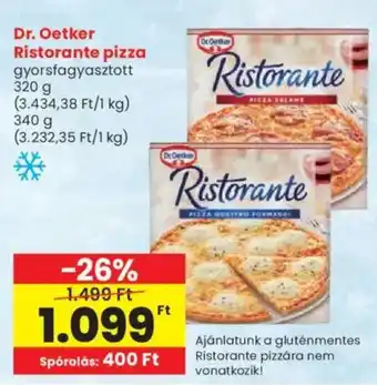 Spar Dr. Oetker Ristorante pizza ajánlat