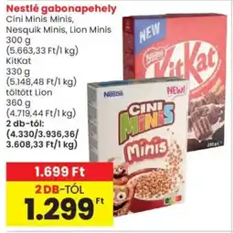 Spar Nestlé gabonapehely ajánlat