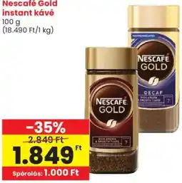 Spar Nescafé Gold instant kávé ajánlat