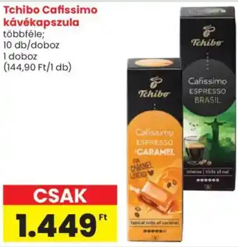 Spar Tchibo Cafissimo kávékapszula ajánlat