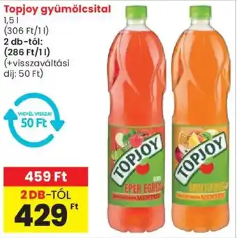 Spar Topjoy gyümölcsital ajánlat