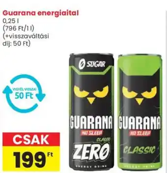 Spar Guarana energiaital ajánlat