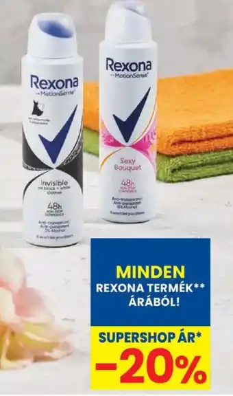 Spar Minden Rexona termék árából! ajánlat