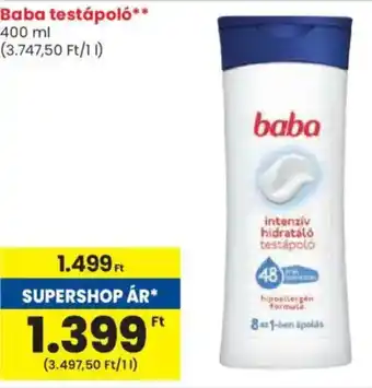 Spar Baba testápoló ajánlat