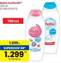 Spar Baba tusfürdő ajánlat