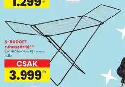 Spar S-BUDGET ruhaszárító ajánlat