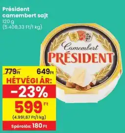 Spar Président camembert sajt ajánlat