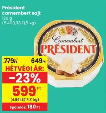 Spar Président camembert sajt ajánlat