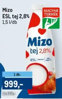 Metro Mizo ESL tej 2,8% ajánlat