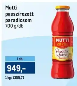 Metro Mutti passzírozott paradicsom ajánlat