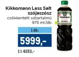 Metro Kikkomann Less Salt szójaszósz ajánlat