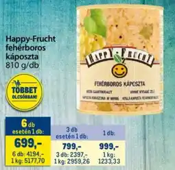 Metro Happy-Frucht fehérboros káposzta ajánlat