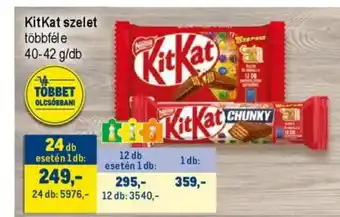 Metro KitKat szelet ajánlat