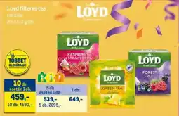 Metro Loyd filteres tea ajánlat