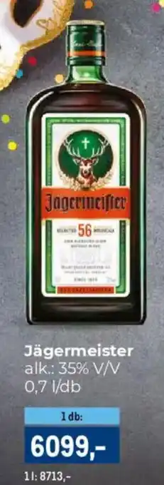 Metro Jägermeister ajánlat