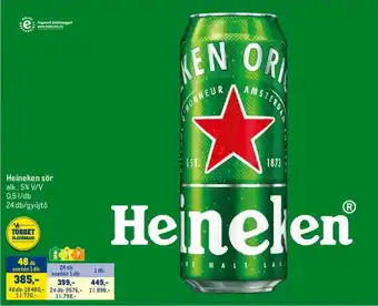 Metro Heineken sör ajánlat