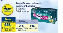 Metro Zewa Deluxe dobozos papír zsebkendő ajánlat