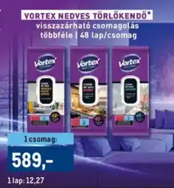 Metro Vortex nedves törlőkendő ajánlat