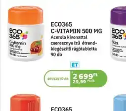 Kulcs Patika Eco365 C-vitamin 500 mg ajánlat