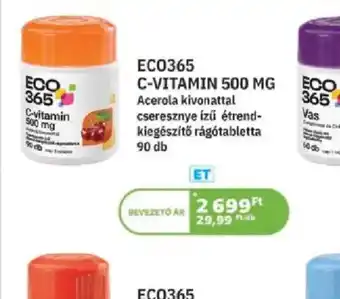 Kulcs Patika Eco365 C-vitamin 500 mg ajánlat