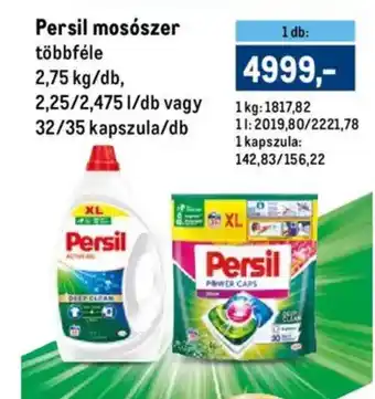 Metro Persil mosószer ajánlat