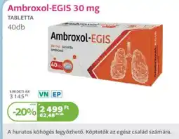 Kulcs Patika Ambroxol-EGIS 30 mg ajánlat