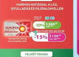 Kulcs Patika Nurofen Plus 400 mg ajánlat