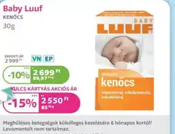 Kulcs Patika Baby Luuf Kenőcs ajánlat