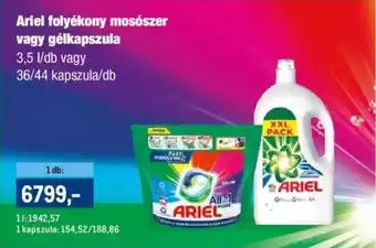 Metro Ariel folyékony mosószer vagy gélkapszula ajánlat