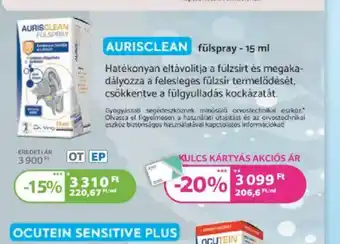 Kulcs Patika Aurisclean fülspray ajánlat