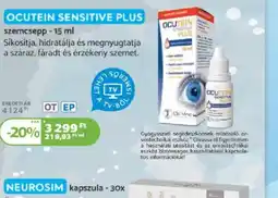 Kulcs Patika Ocutein Sensitive Plus szemcsepp ajánlat