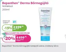 Kulcs Patika Bepanthen Derma Bőrmégújít Testápol ajánlat